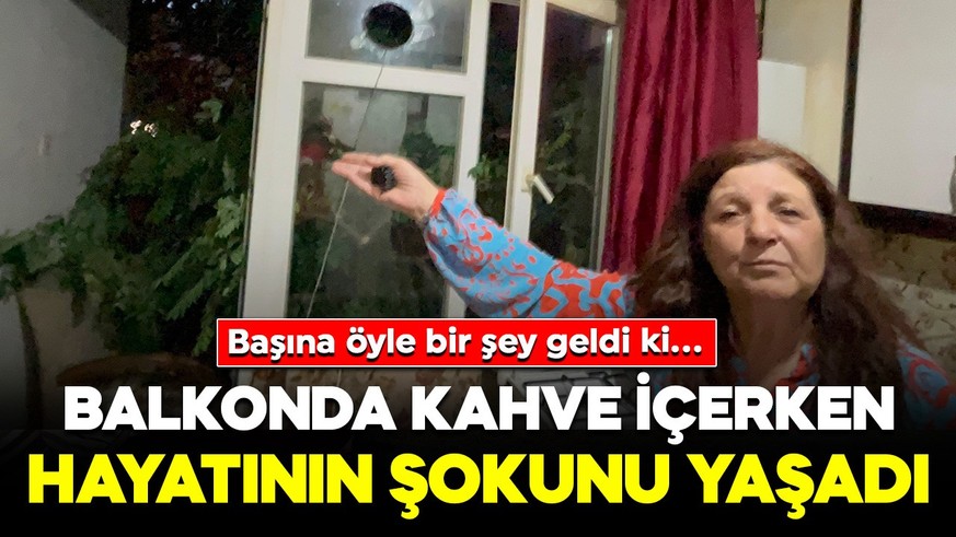 Tekirdağ'da bir garip olay: Balkonda kahve içiyordu! Başına öyle bir şey geldi ki...