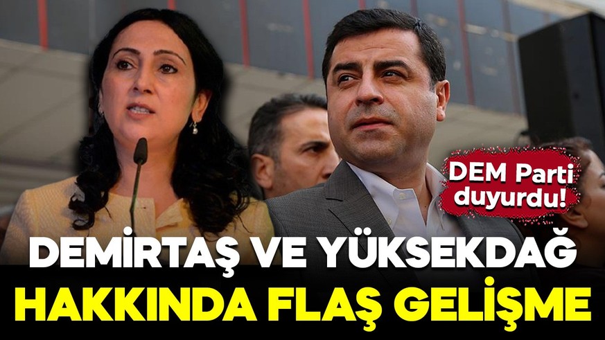 Selahattin Demirtaş ve Figen Yüksekdağ hakkında tahliye talebi
