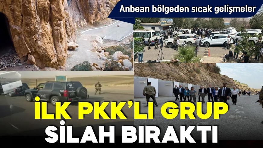 Terörsüz Türkiye'de tarihi gün! İlk PKK'lı grup silah bıraktı!