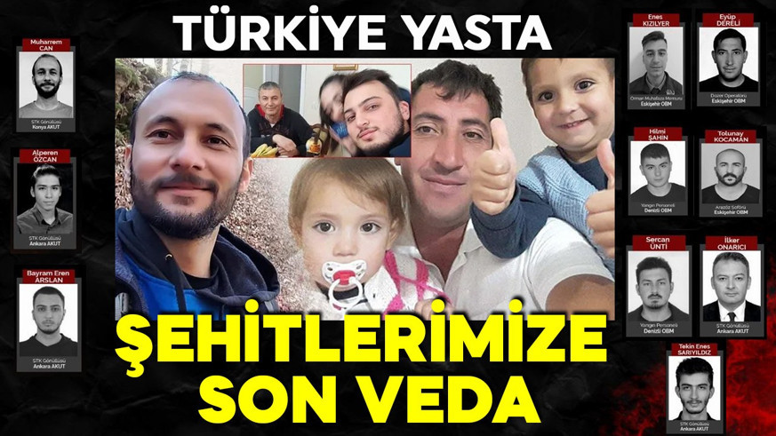 86 milyonun yüreği yandı! Yeşil vatanın 10 şehidine son görev!