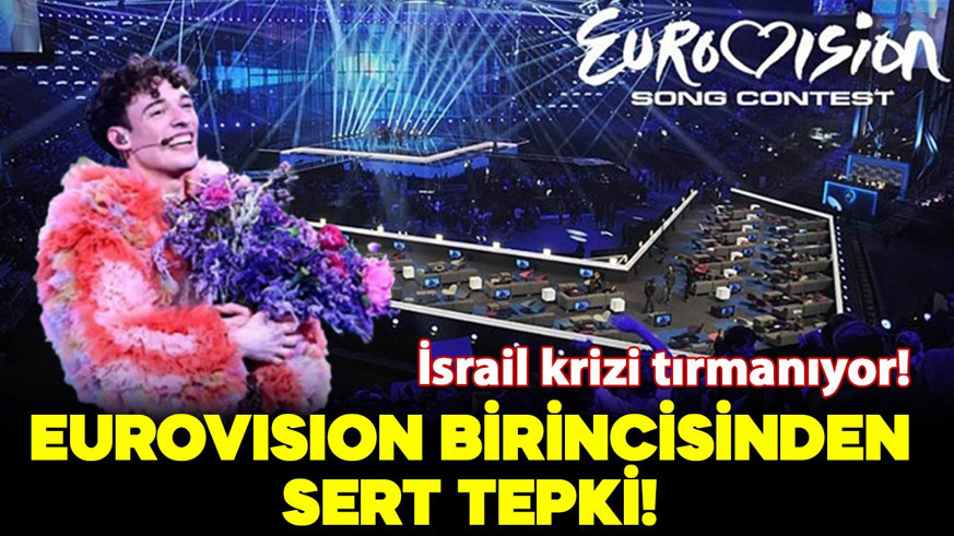 Eurovision'da İsrail krizi tırmanıyor: 2024 birincisinden sert tepki geldi!