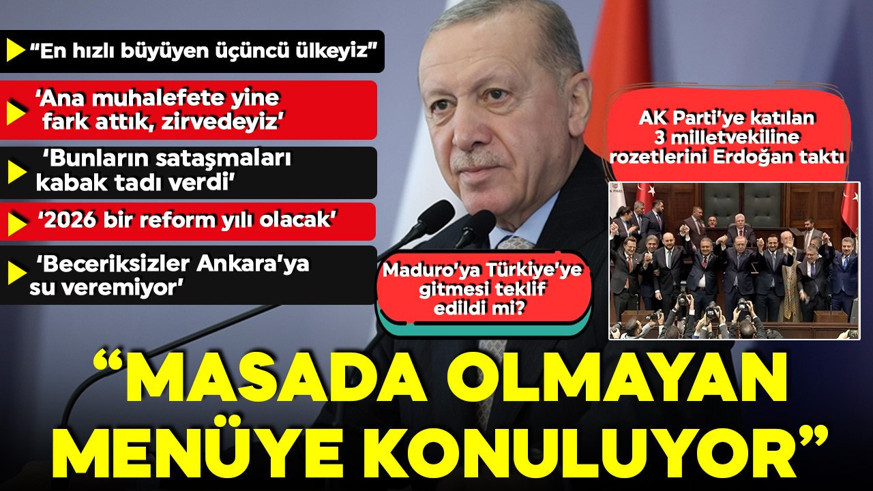 Cumhurbaşkanı Erdoğan'dan net mesaj: Saflarımız genişliyor, kapımız herkese açık!