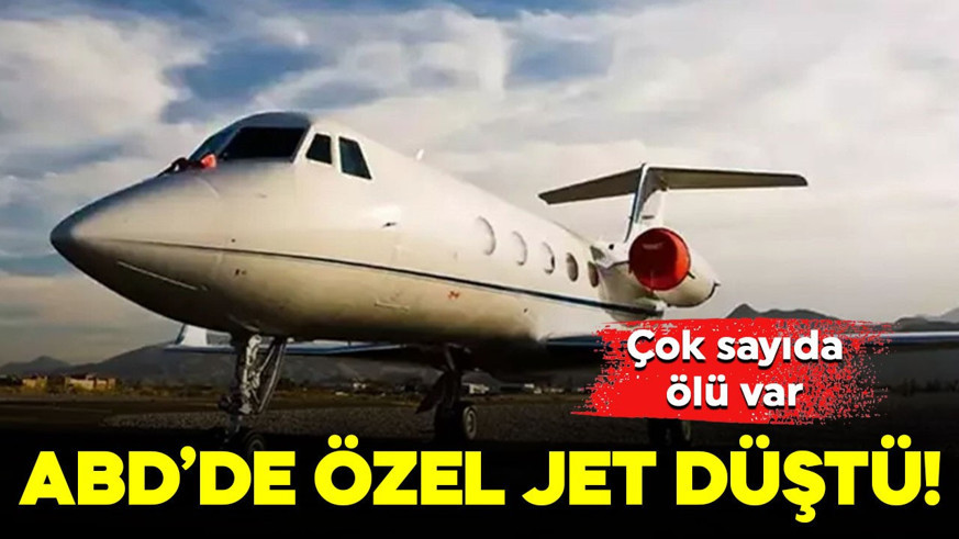 ABD’de özel jet düştü: Çok sayıda ölü var