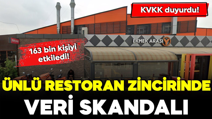 KVKK açıkladı! Köfteci Yusuf'ta 163 bin kişinin verileri çalındı