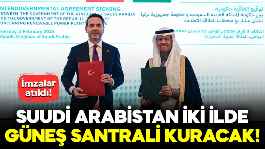Suudi Arabistan iki ilde güneş santrali kuracak! İmzalar atıldı