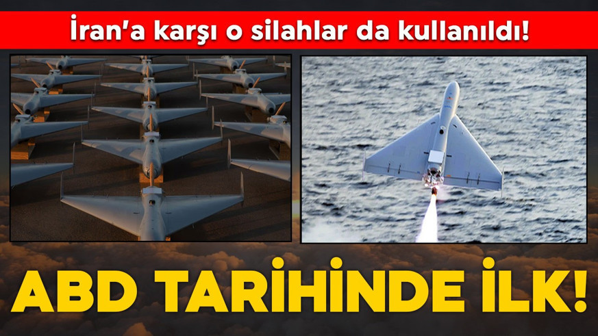 ABD tarihinde ilk! İran’a karşı o silahlar da kullanıldı!