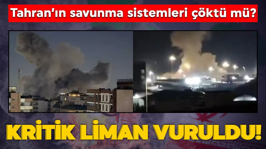 İran’ın kritik limanı vuruldu! Savunma sistemleri işe yaramadı