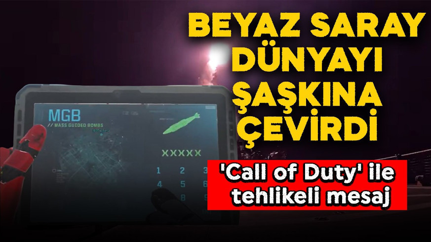 Beyaz Saray dünyayı şaşkına çevirdi! 'Call of Duty' ile tehlikeli mesaj