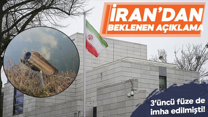 Ateşlenen 3. füze hakkında İran'dan açıklama!