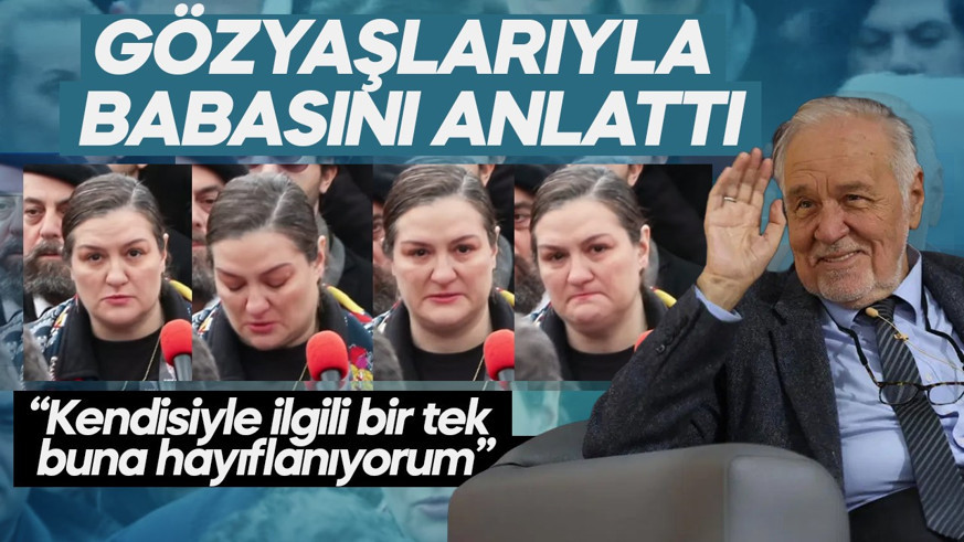 İlber Ortaylı'nın kızı Tuna Ortaylı gözyaşlarına hakim olamadı: Kendisiyle ilgili tek buna hayıflanıyorum