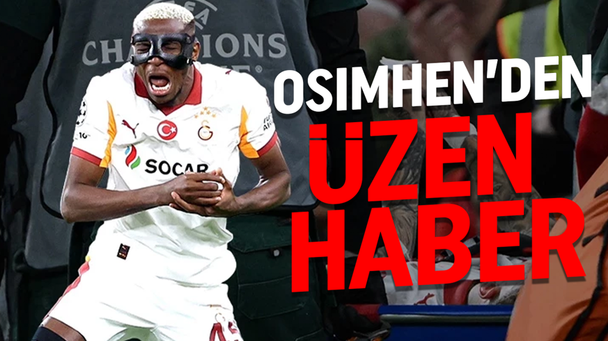 Galatasaray'a Osimhen’den kötü haber! Dönüş tarihini açıkladı