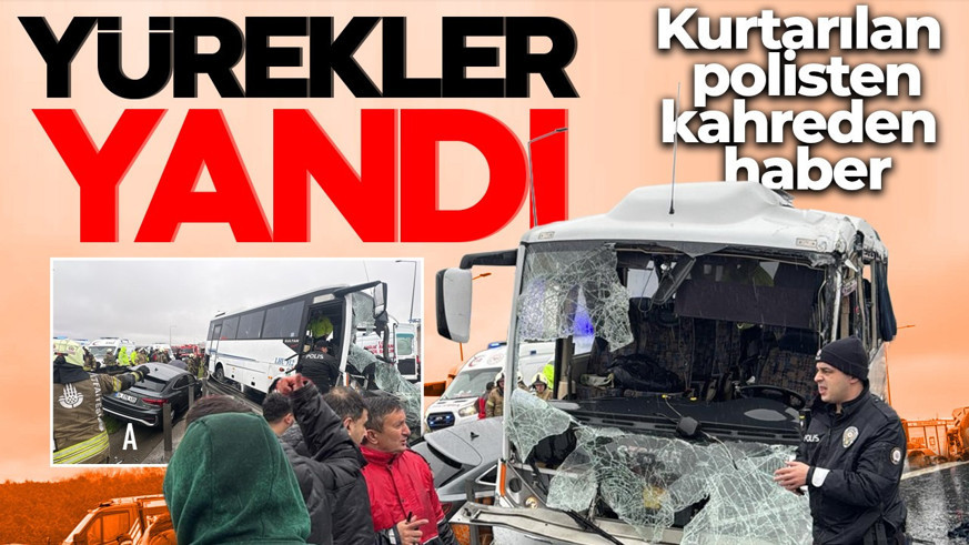 Kuzey Marmara Otoyolu Arnavutköy mevkiinde feci kaza: Polis memurundan acı haber! Kurtarılamadı