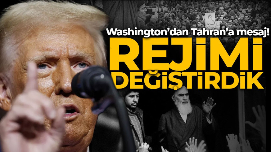 Trump'tan çok konuşulacak açıklama: İran'da rejimi değiştirdik