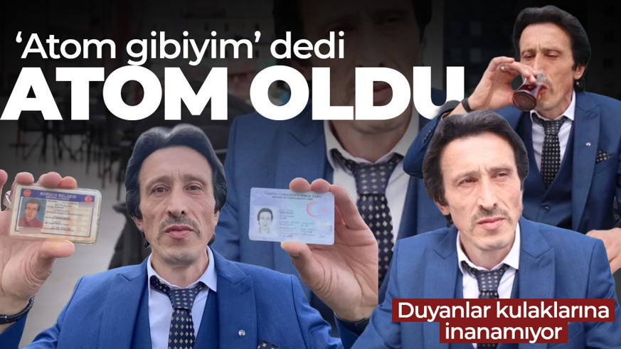 Dünyada ilk: ‘Atom gibiyim’ dedi, 'Atom' oldu!