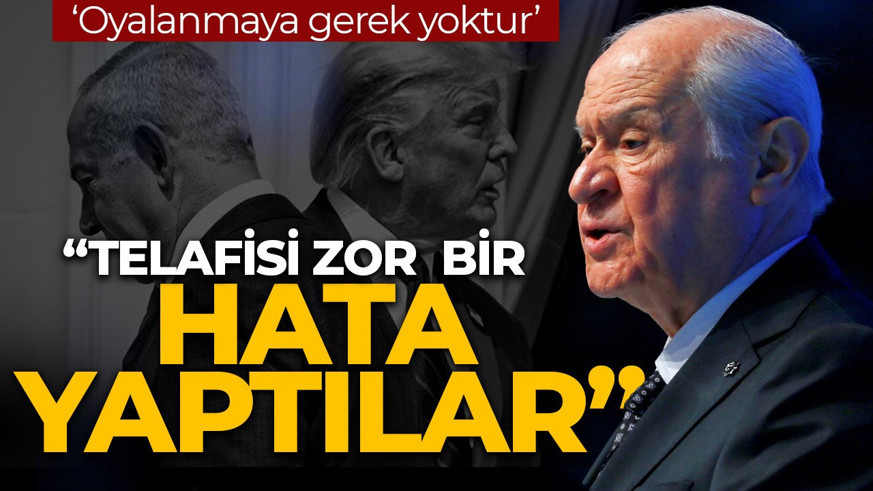 Devlet Bahçeli'den kürsüden dikkat çeken mesaj: Telafisi zor bir hata yaptılar