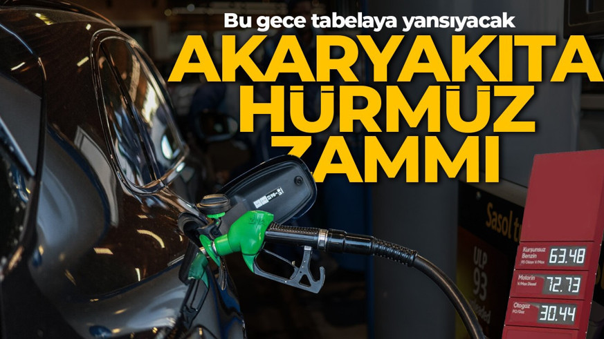 Benzin ve motorine dev zam! Tabela gece yarısı değişecek