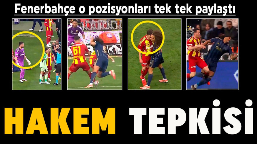 Fenerbahçe’den Kayserispor maçı sonrası hakem tepkisi! O pozisyonlar tek tek paylaşıldı: “Yorumsuz”