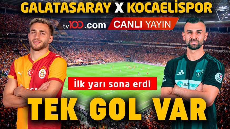 Galatasaray, Kocaelispor’u konuk ediyor! Maçta tek gol var