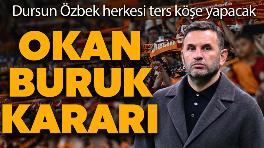 Galatasaray’da Okan Buruk’un geleceği belli oldu! Dursun Özbek’ten herkesi ters köşe yapan karar!
