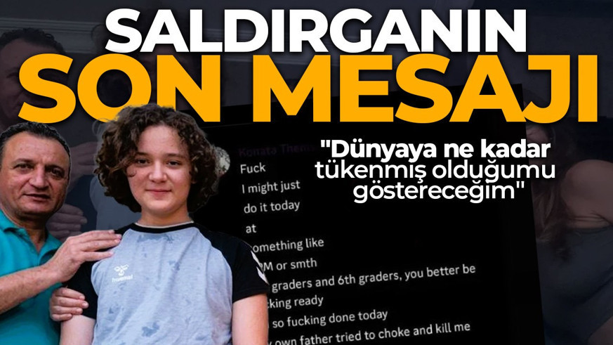 Kahramanmaraş'taki saldırganın son mesajı ortaya çıktı! "Dünyaya ne kadar tükenmiş olduğumu göstereceğim"