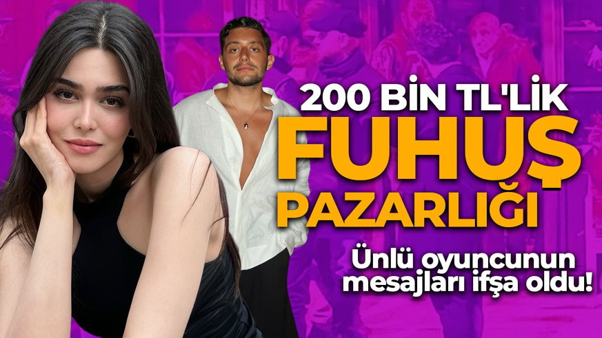Ünlü oyuncu Aleyna Bozok'un mesajları ifşa oldu! 200 bin TL'lik fuhuş pazarlığı