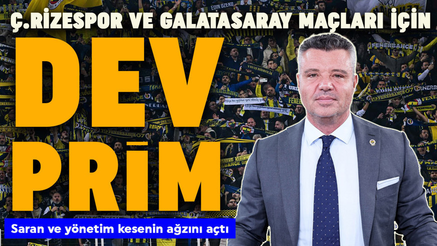 Sadettin Saran ve yönetim kesenin ağzını açtı! Çaykur Rizespor ve Galatasaray maçı için dev prim!