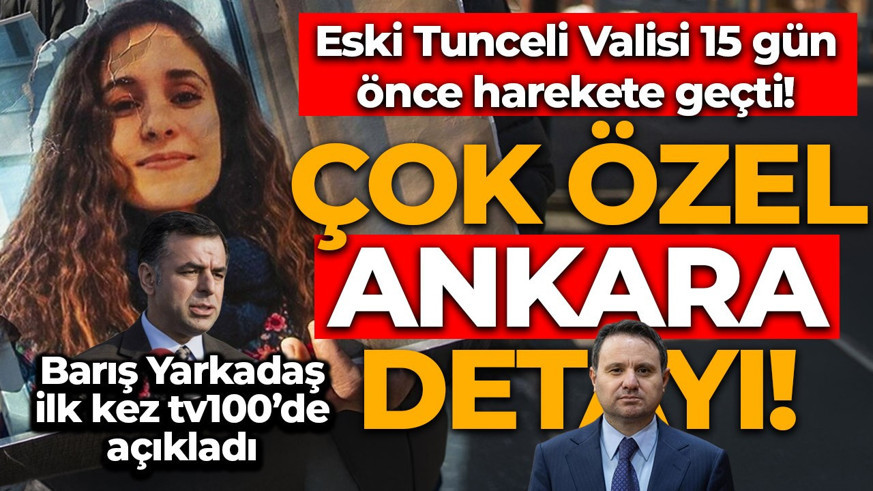 Gülistan Doku soruşturmasında gündemi sarsacak o detayı Barış Yarkadaş ilk kez tv100'de açıkladı: "Eski Tunceli Valisi 2 hafta önce Bakan Gürlek'e ulaşmak istedi"