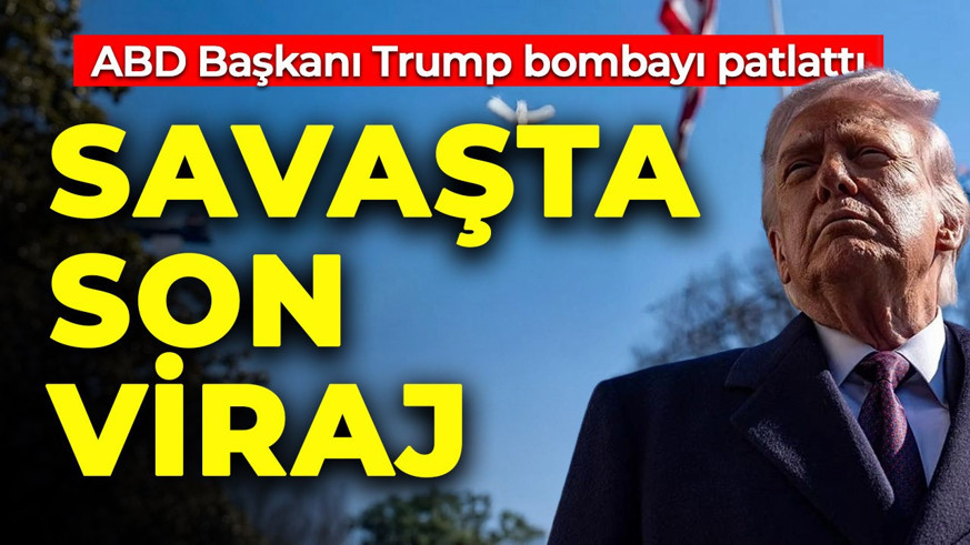 Trump bombayı patlattı! İran savaşı için son viraj