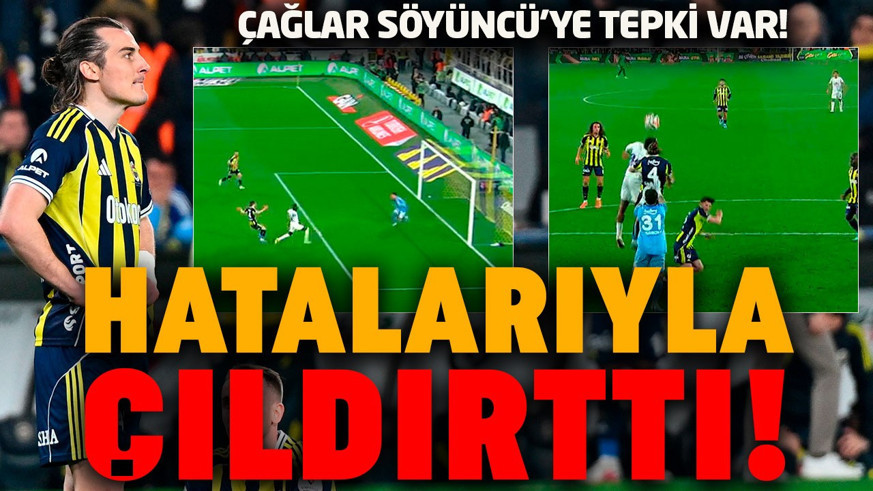 Çağlar Söyüncü’den Ç. Rizespor maçında 2 kritik hata! Fenerbahçelileri çıldırttı! “Oyun şuurunu kaybetmiş”