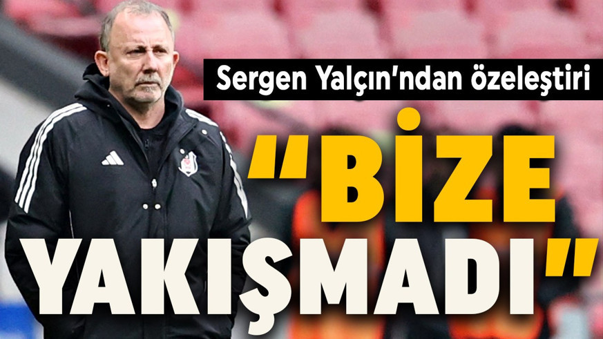 Sergen Yalçın’dan Samsunspor yenilgisi sonrası şok sözler! “Bize yakışmadı”