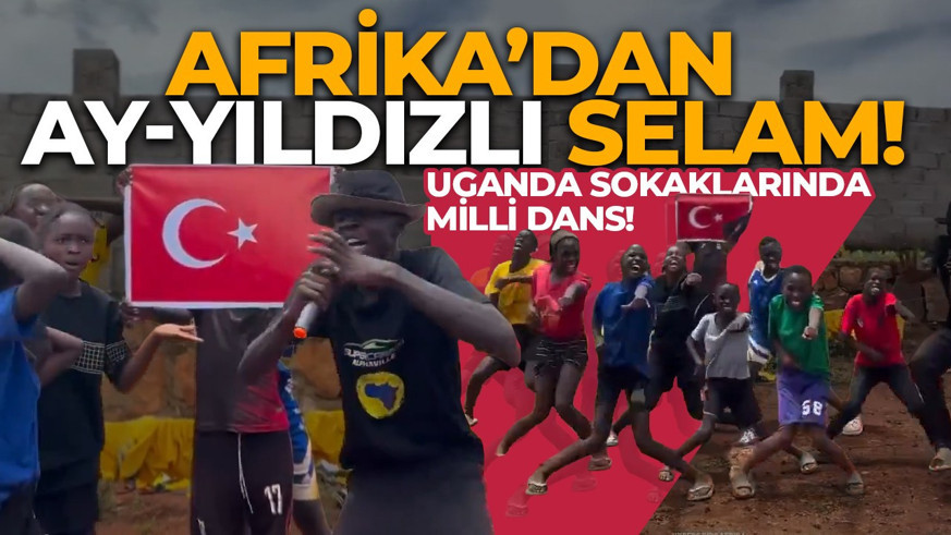 Afrika sokaklarında "Bizim Çocuklar"ın sesleri! Ugandalı çocuklardan A Milli Takım’a "Ay-Yıldızlı" selam!