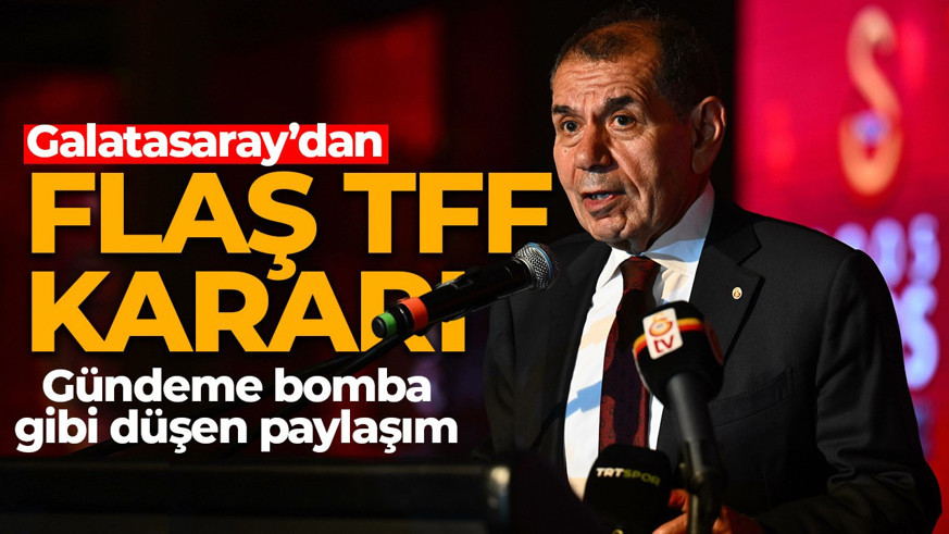 Galatasaray Başkanı Dursun Özbek'ten gündeme bomba gibi düşen TFF açıklaması
