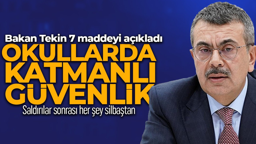 Bakan Tekin okullarda alınacak yeni tedbirleri açıkladı: Siber devriye faaliyetlerine ağırlık verilecek