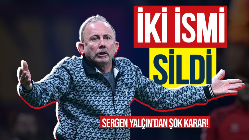 Beşiktaş’ta şok karar! Sergen Yalçın iki yıldızı kadrodan sildi