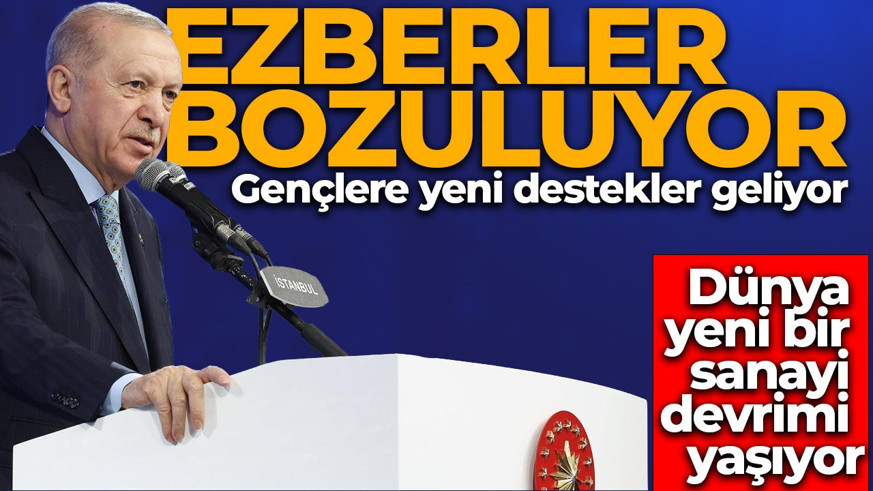 Cumhurbaşkanı Erdoğan'dan destek açıklaması: Gençlere yeni destekler sunacağız