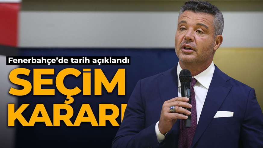 Fenerbahçe'de kongre tarihi belli oldu! Başkan Saran'da açıklama