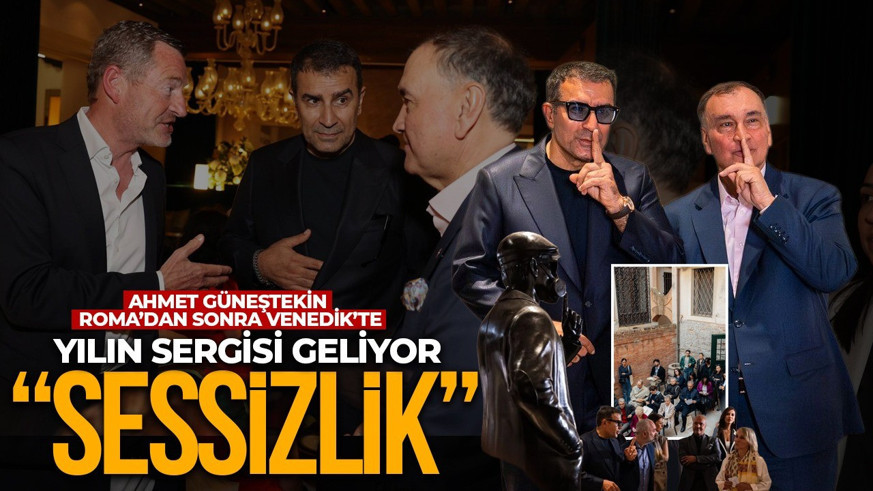 Ahmet Güneştekin'ten Venedik çıkarması! Yılın sergisi geliyor: "Sessizlik” yankı uyandıracak
