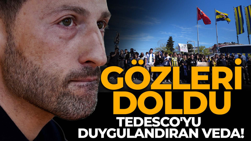 Fenerbahçe taraftarı yalnız bırakmadı! Tedesco’yu Samandıra’da duygulandıran veda!