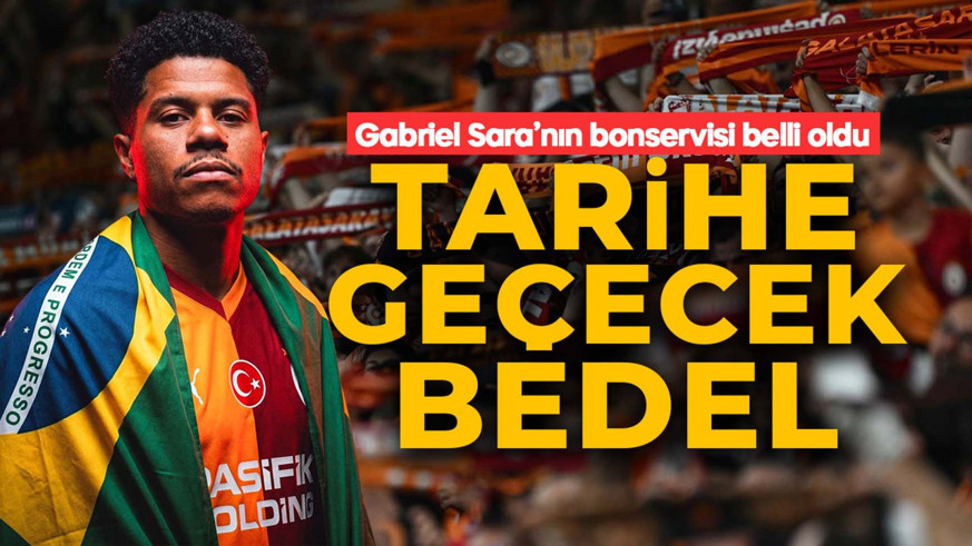 Galatasaray, Gabriel Sara’nın bonservisini belirledi! Rekor bedelle tarihe geçecek