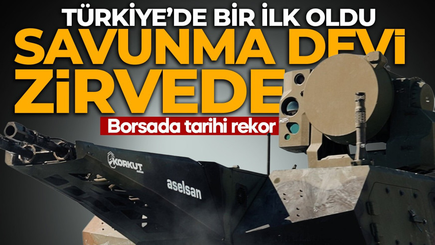 ASELSAN'dan borsada rekor üstüne rekor! Değeri ile Türkiye'de bir ilk oldu!