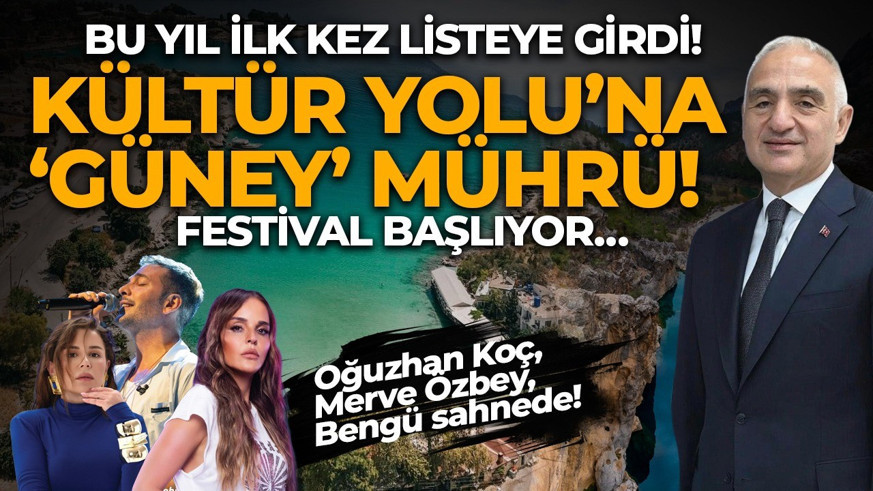 Mersin ilk kez Kültür Yolu Festivali'nde! Bakan Ersoy: Kültür Yolu Festivali'nin önemli duraklardan biri olacak