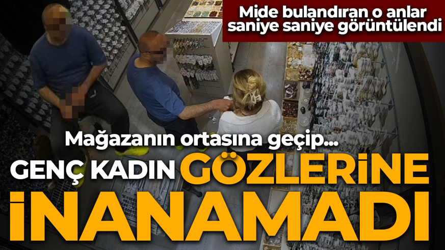Eskişehir'de mide bulandıran olay! Mağazanın ortasına geçti... Mağdur kadın gözlerine inanamadı: Saçma bir şekilde sırıtıyordu