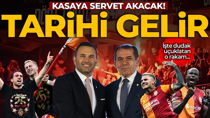 Kasaya servet akacak! 26. şampiyonluğunu ilan eden Galatasaray’a tarihi gelir: İşte dudak uçuklatan o rakam...