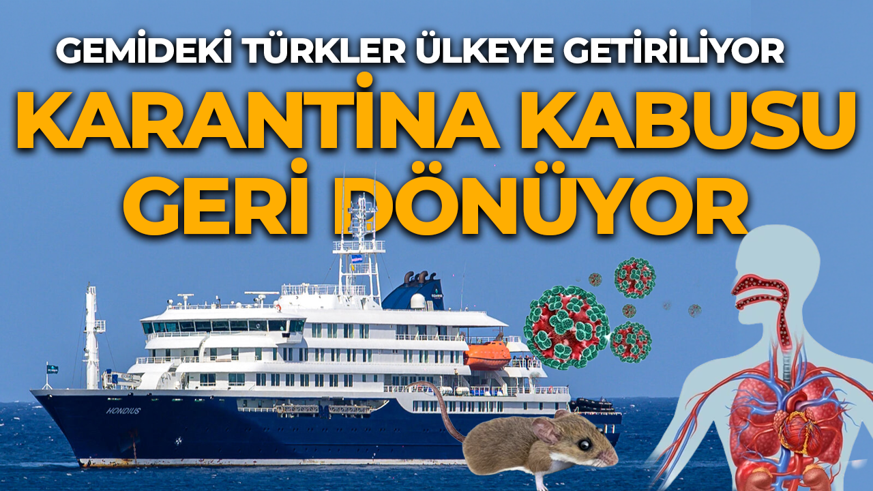Hantavirüslü gemi limana yanaştı! 3 Türk yolcu Türkiye'ye getirilecek