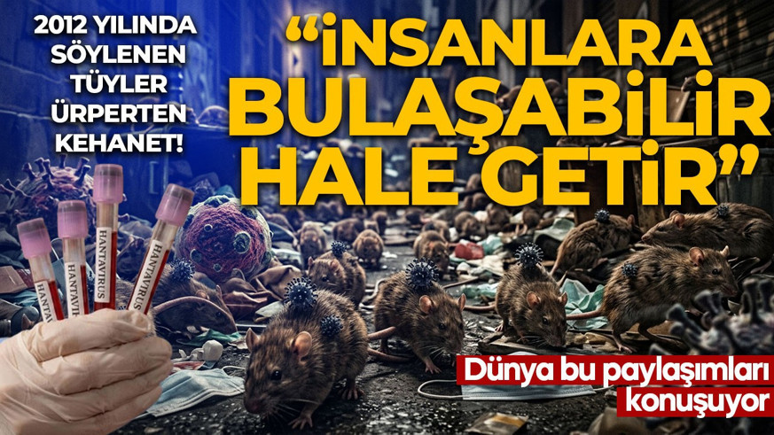 2012'de söylenen hantavirüs kehaneti!
