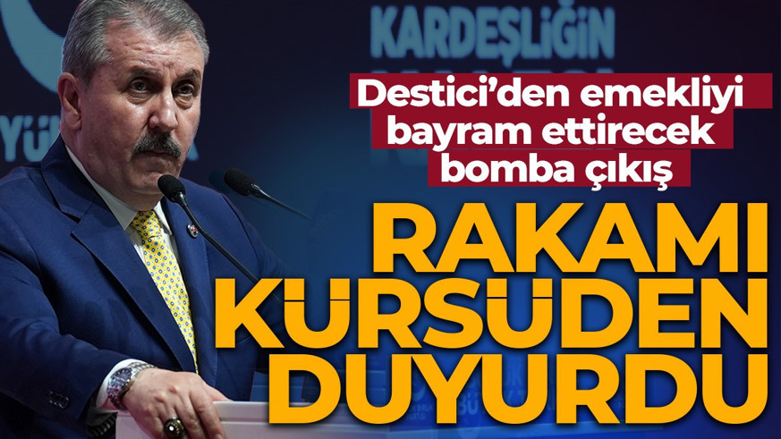 BBP lideri Destici'den ses getirecek çıkış! Rakam verdi, emekli ikramiyesi için çıtayı yükseltti