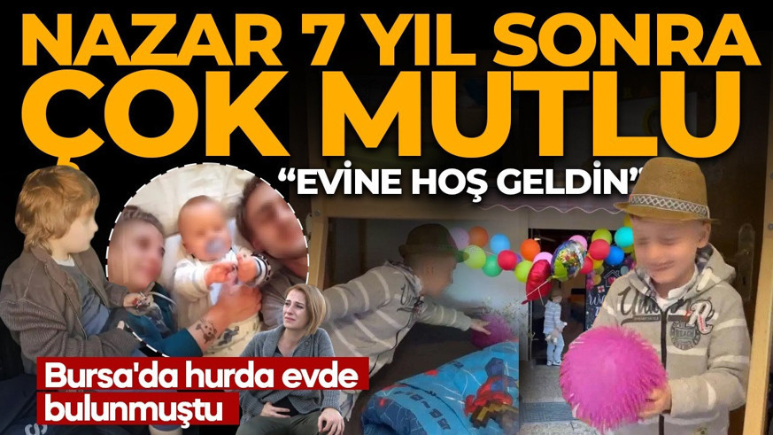 300 saatlik görüntü izlenerek bulunmuştu! Nazar 7 sonra Almanya'da! Oyuncaklarını tek tek inceledi