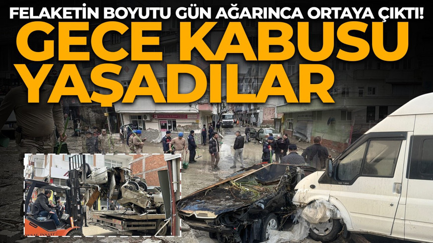 Samsun'daki sel felaketin boyutu gün ağarınca ortaya çıktı! İlçe halkı kabusu yaşadı