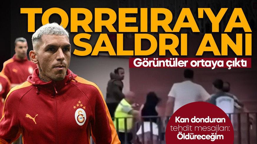Torreira’ya saldırı anı kamerada! Saldırganın tehdit mesajları ortaya çıktı: Onu öldüreceğim