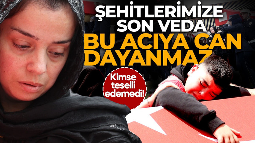 Tekirdağ'ın Çorlu ilçesinde şehit olan polislerimiz son yolculuklarına uğurlandı